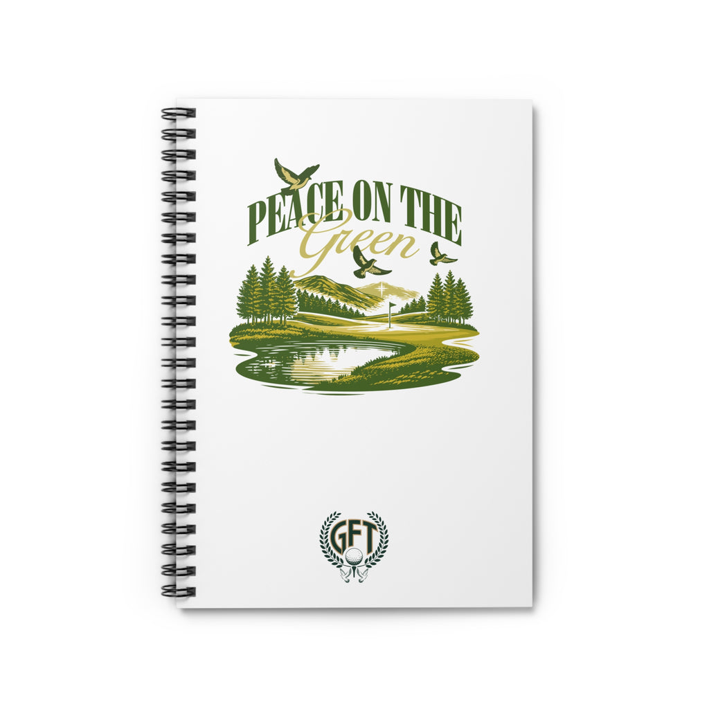 "Peace on the Green" Golf-Inspired Spiral Journal