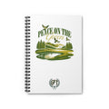 "Peace on the Green" Golf-Inspired Spiral Journal